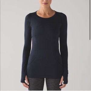 Lululemon swiftly tech long sleeve midnight navy